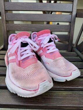 Dyed Pink Adidas POD Sneakers